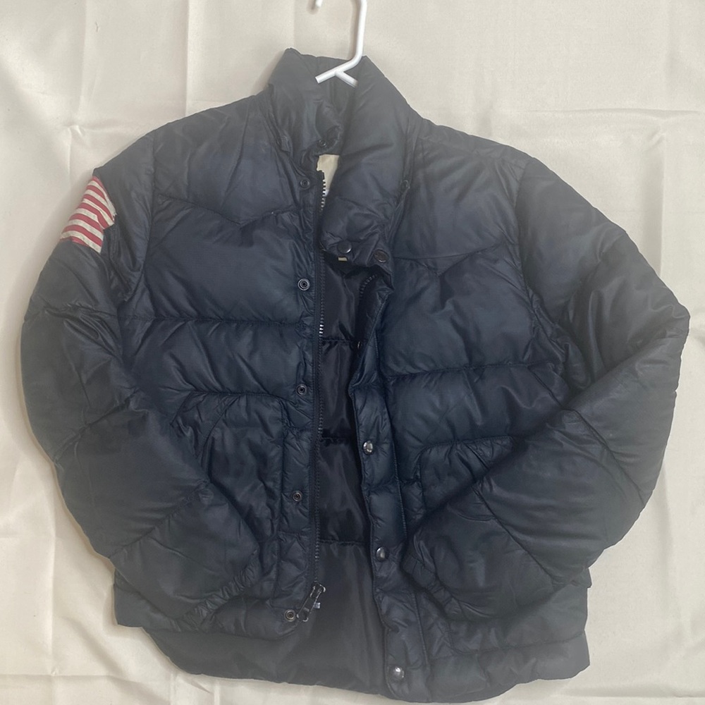 Ralph Lauren Navy Blue Puffer Jacket Size Small